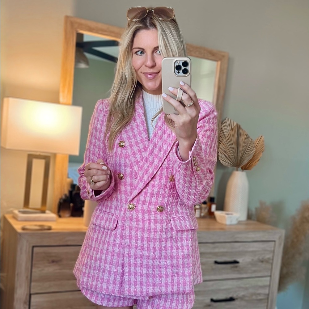 Buddy Love Pink Tweed Set